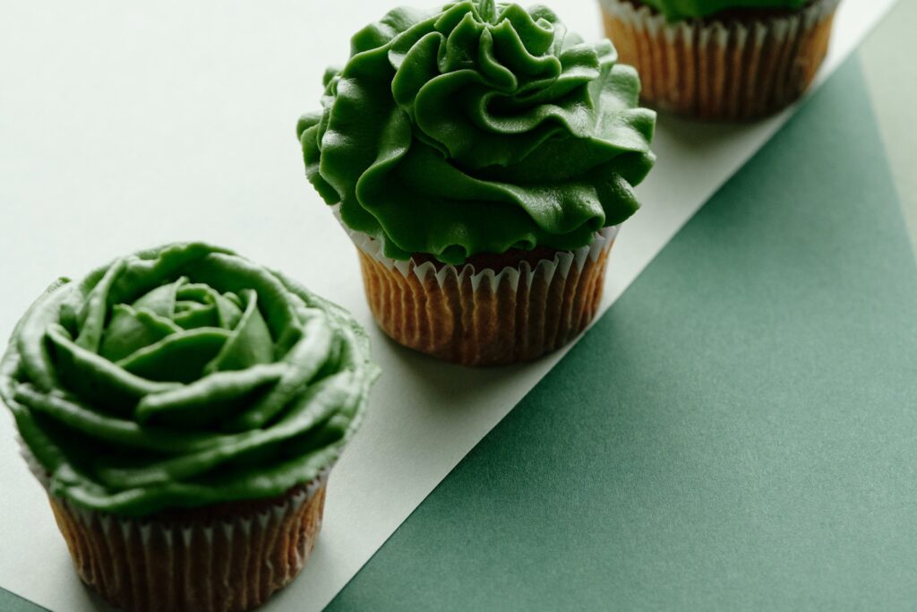 Green Eggs and Ham Cupcakes